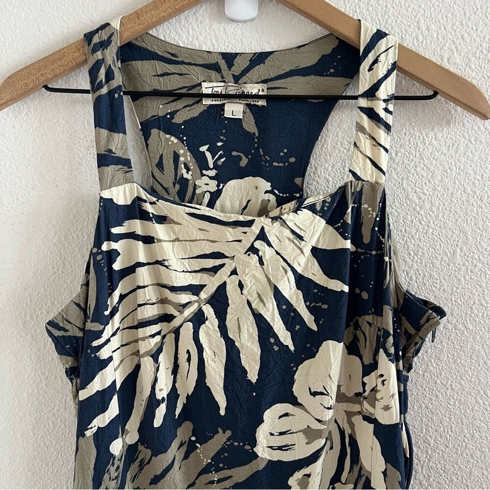 Tori Richard Vintage Aloha Hawaii Hawaiian Maxi Dress Tropical Large - Picture 3 of 8